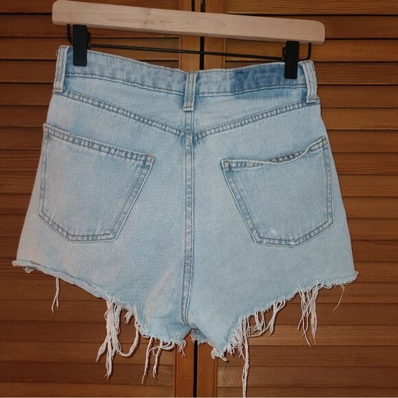 Wild Fable High Rise Cutoff Jean Shorts Size 0 - Picture 7 of 7